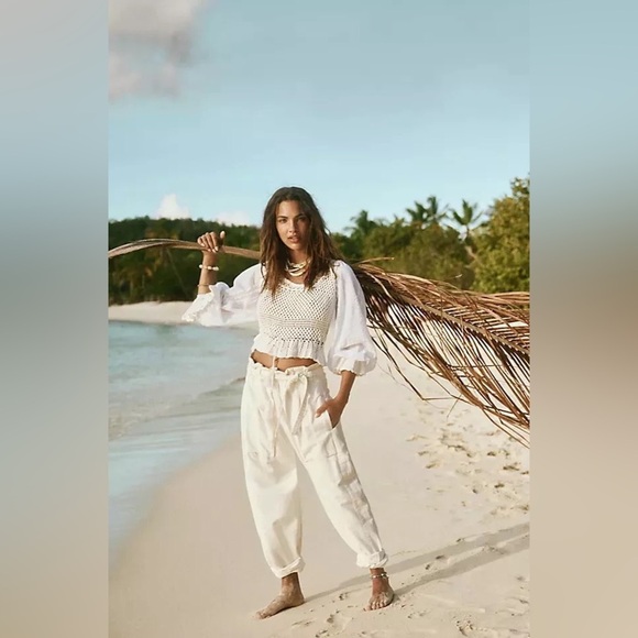 Free People Sky Rider Straight-Leg Pants - Picture 1 of 10